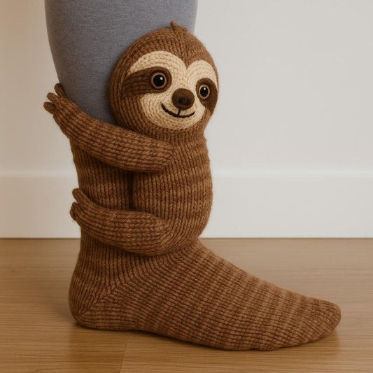 3D sloth socks