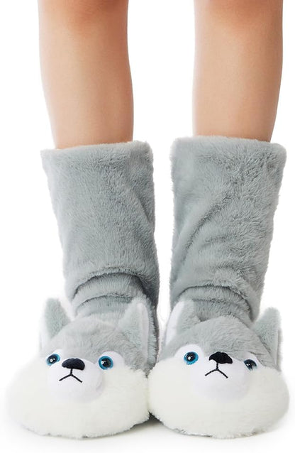 3d wolf socks