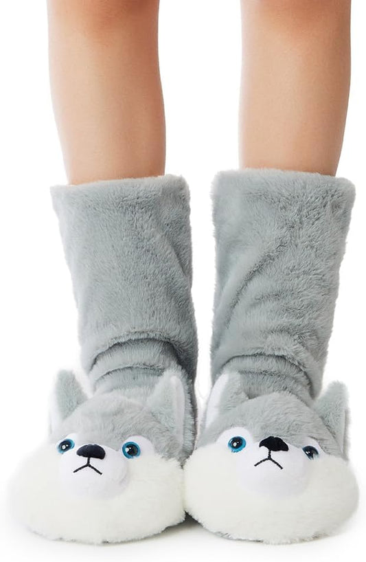 3d wolf socks