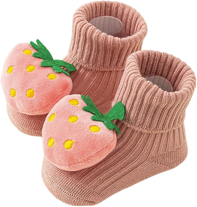3d strawberry socks