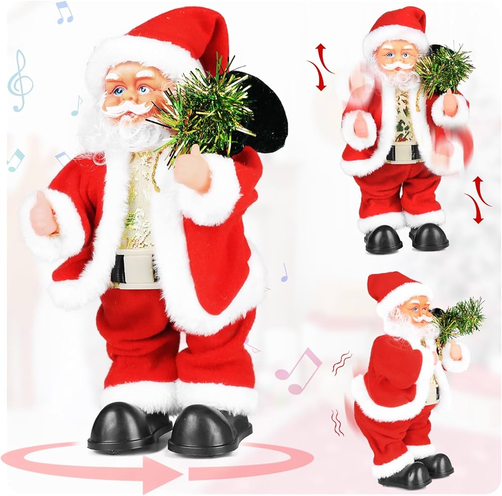 Dancing singing santa claus