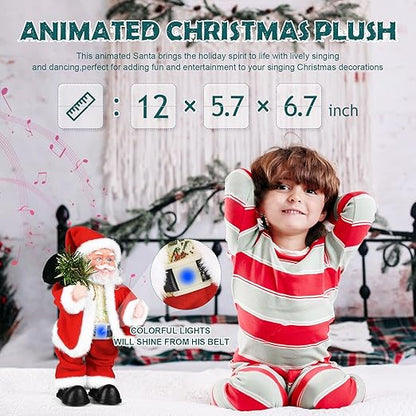 Dancing singing santa claus