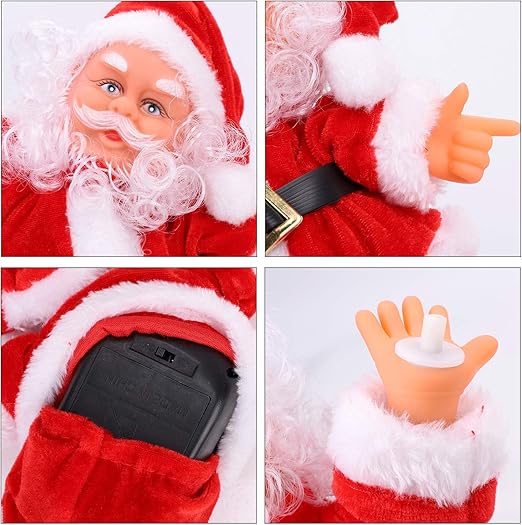 Dancing singing santa claus