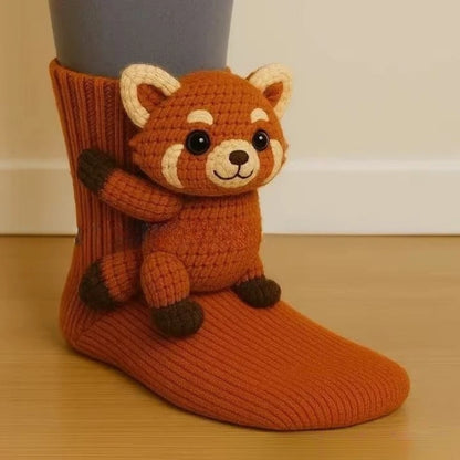3d red panda socks