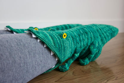 3D crocodile socks